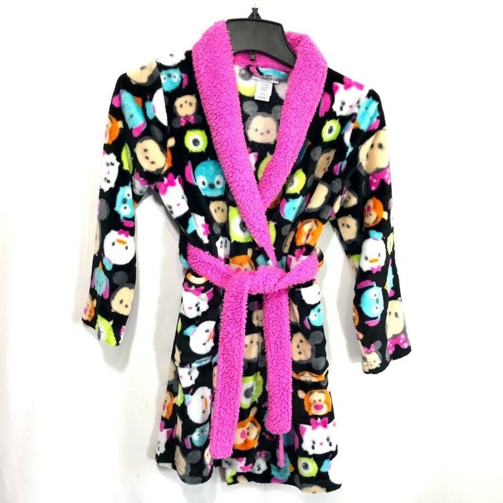 Tsum Tsum Plush Fleece Bathrobe Girl's House Robe